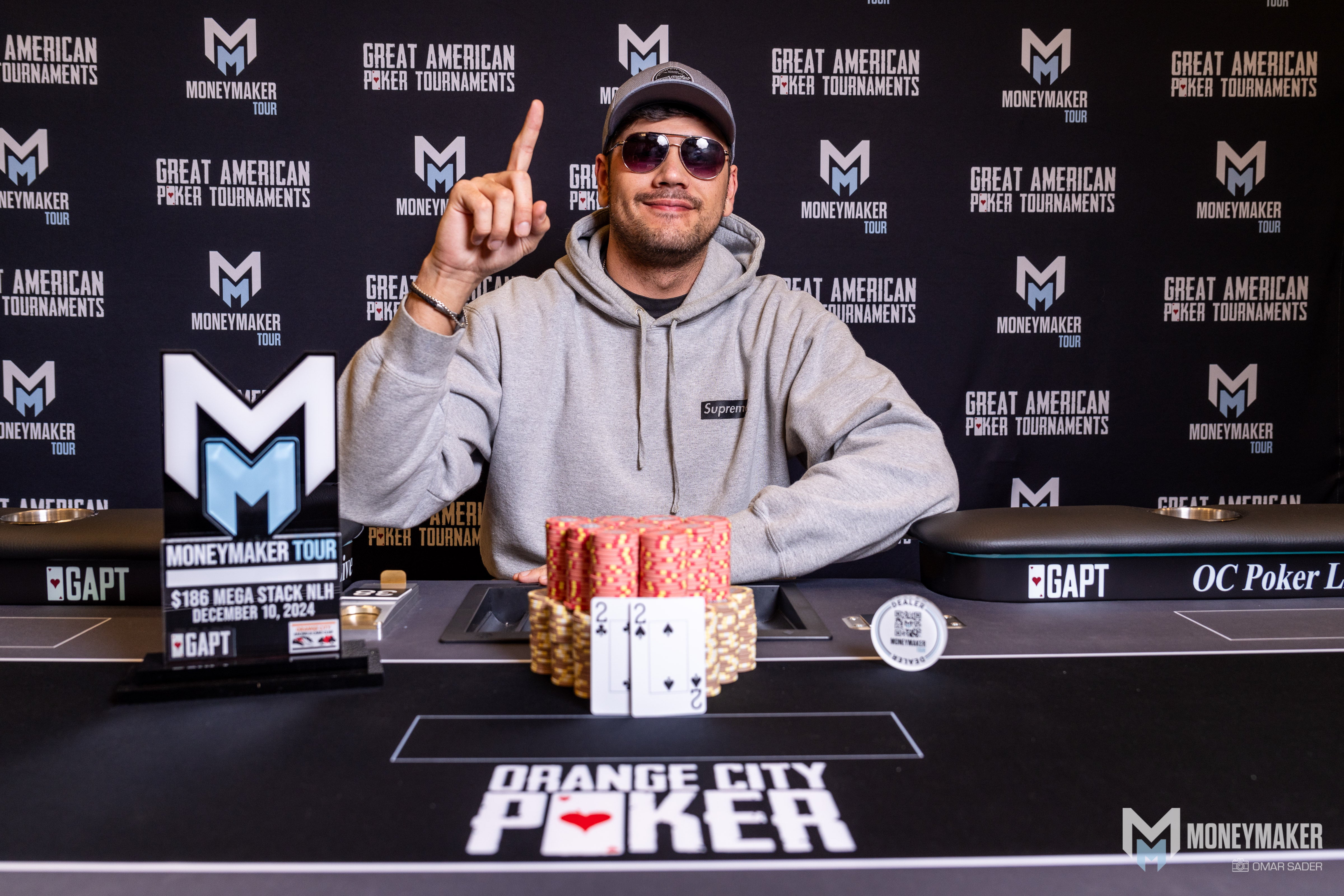 Nikita Bakarjiev (2,270) Wins Event 14 Mega Stack in Four Handed Deal