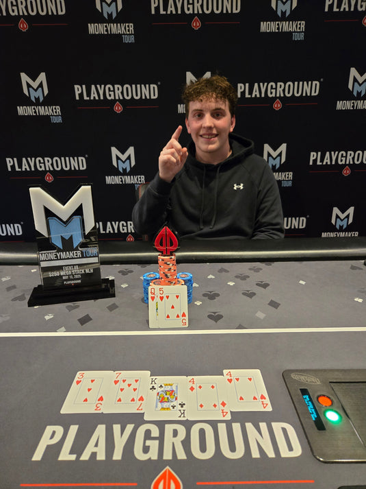 Kaden Anthony Vaillancourt ($6,105) Wins Event 9 $250 Moneymaker Mega Stack NLH (Re-Entry)