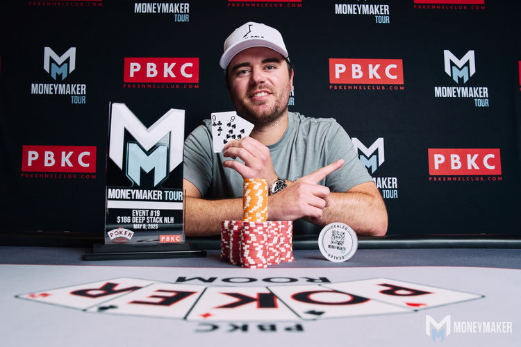 Brady Faby ($2,336) wins the event in a two way chop deal , $186 Moneymaker Deep Stack NLH (Re-Entry)