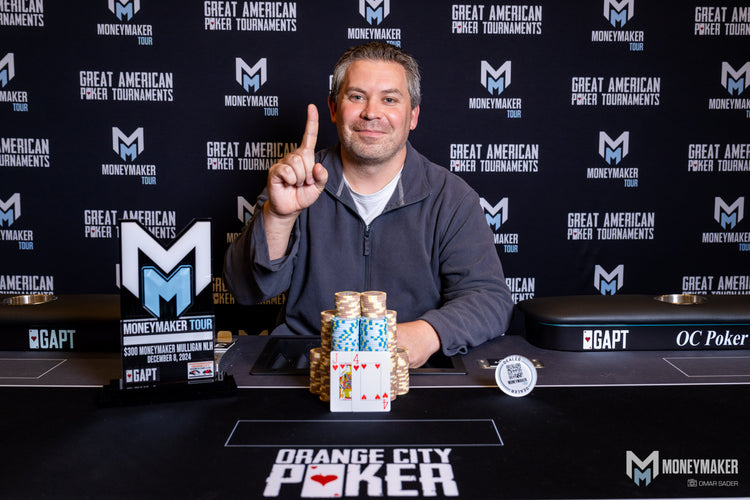 Brandon Glaze ($5,219) Wins Moneymaker Mulligan Event 6 Outright