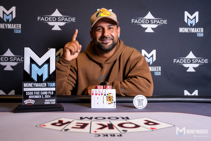 Carlos Suarez ($1,913) Wins Five Card PLO Event 23 Outright