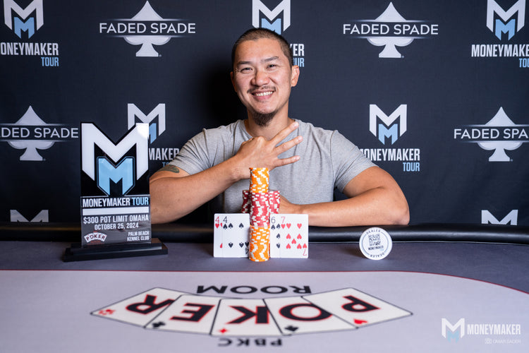 Zhen Cai ($3,998) Wins Third Trophy in PLO Event 5