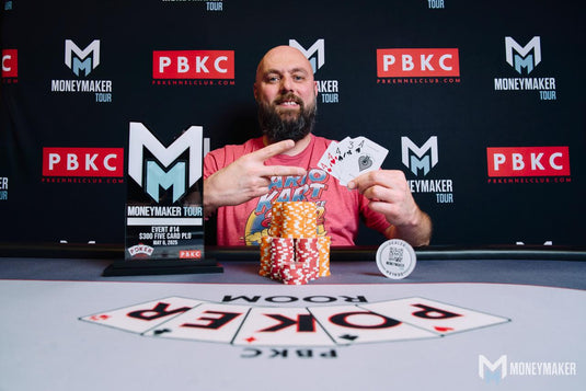 Michael Cassellas ($5,500) Wins $300 Five Card PLO (Re-Entry) Palm Beach Kennel Club